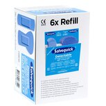 Salvequick 6pack - 6754 navul. 30 blauwe vingertop