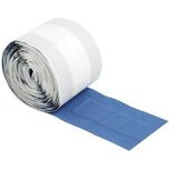 Heka plast rolpleister 5 m x 8 cm (ET) blauw detect. HACCP