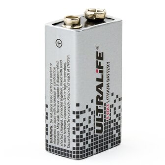 Ultralife Lithium 9V batterij