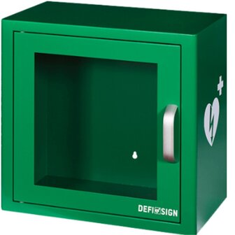 AED (binnen) wandkast DefiSign met alarm - Groen
