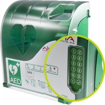 AED (binnen) wandkast Aivia 210 met PIN en alarm