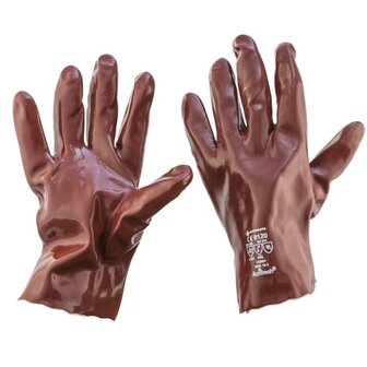 Handschoenen (1 paar) PVC Rood Cat. 2