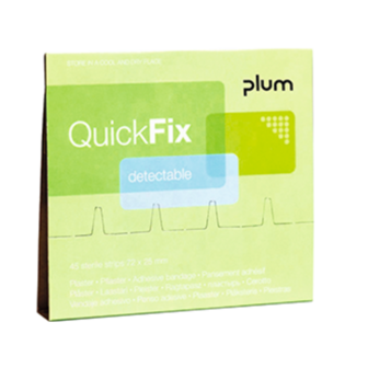Navulling PLUM QuickFix Plastic detecteerbare pleisters - HACCP