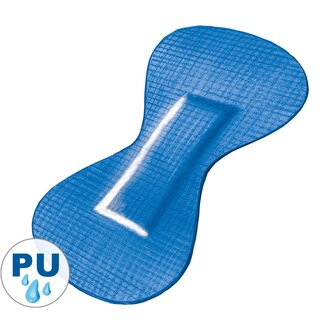 Detectaplast waterbestendige blauwe pleisters (PU) - Vingertop - 63 x 45 mm - 50 stuks HACCP