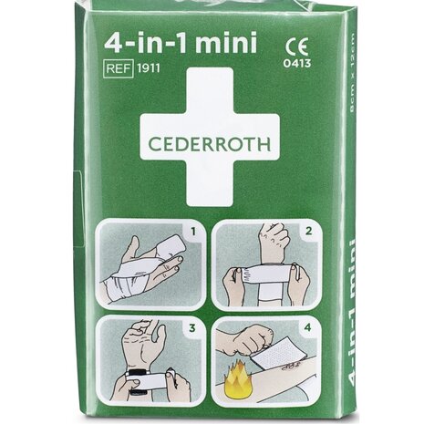 Cederroth 4-in-1 mini bloedstelpend verband