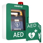 AED (binnen) wandkast Mindray met alarm - Groen AED (binnen) wandkast Mindray met alarm - Groen