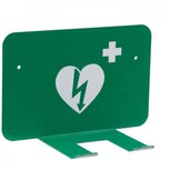 Universele AED wandbeugel met pictogram - horizontaal Universele AED wandbeugel met pictogram - horizontaal
