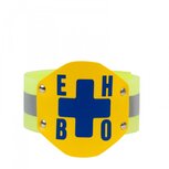 Reflecterende EHBO armband met schild Reflecterende EHBO armband met schild