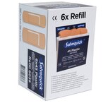 Salvequick 6pack - 6036 navulling 45 plastic pleisters Salvequick 6pack - 6036 navulling 45 plastic pleisters