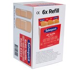 Salvequick 6pack - 6444 navulling 40 textiel pleisters Salvequick 6pack - 6444 navulling 40 textiel pleisters