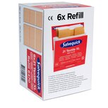 Salvequick 6pack - 6470 navulling 21 textiel XL Salvequick 6pack - 6470 navulling 21 textiel XL