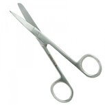 Chirurgische schaar Spits / Stomp - recht 14 cm. RVS Chirurgische schaar Spits / Stomp - recht 14 cm. RVS