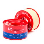 Batch - 6x Heka plast textiel hechtpleister - 5 m x 2,5 cm Batch - 6x Heka plast textiel hechtpleister - 5 m x 2,5 cm